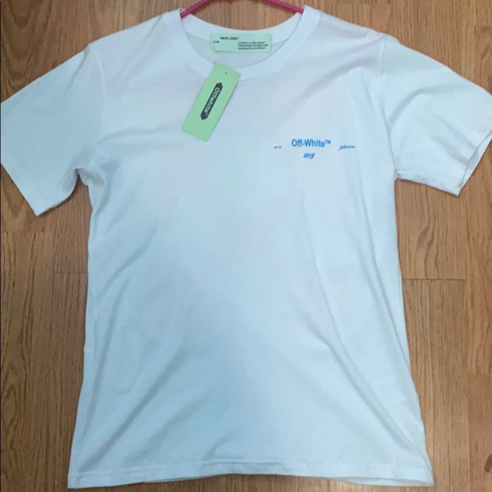 OFF WHITE SS19 front/back logo Shirt.